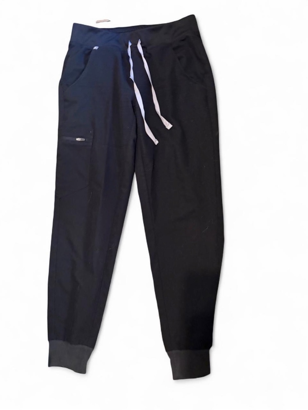 Figs Women's Black Jogger Pants with Contrast Drawstring Scrubs